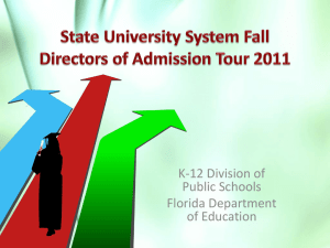 DOE_K_12 - State University System of Florida