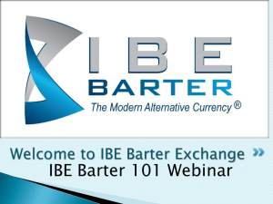IBE Barter Exchange