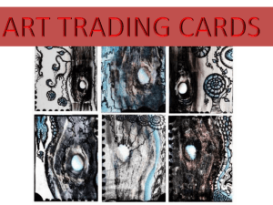 art trading cards - Glasgow Independent Schools