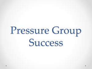 Pressure Group Success File