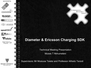 Diamter Protocol and Ericsson Diameter Charging SDK