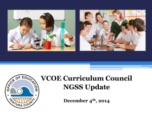 NGSS UpdateJWNI December 2014