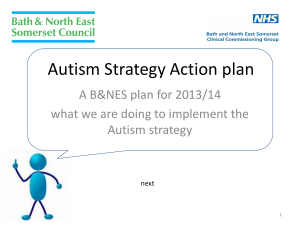 Autism Strategy Action plan - Bath and North East Somerset Council
