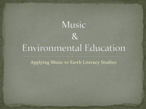 Music & Environmental Education