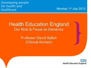 London Mental Health Nursing 1st July