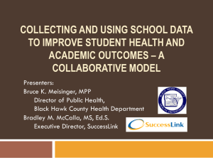 Collecting and Using School Data to Improve