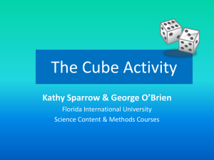 The Cube Activity - Florida International University