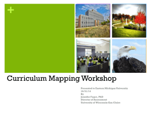 Curriculum Mapping Presentation