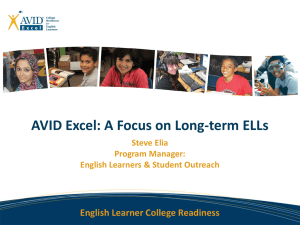 English Learner College Readiness
