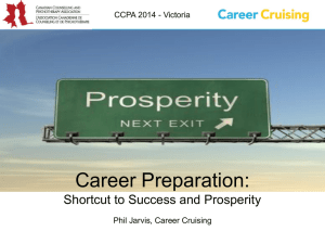 Career Preparation: The Shortest Route to Success and Prosperity
