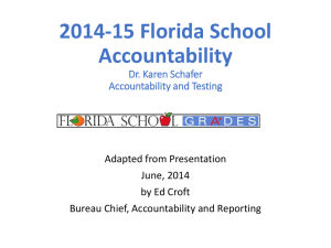 2014-15 Florida School Grade Plan 7.2.14