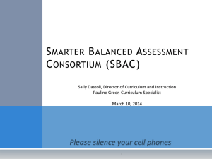 SBAC Overview PowerPoint Presentation