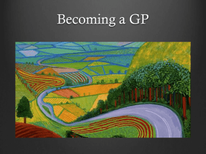 Becoming a GP - York General Practice VTS