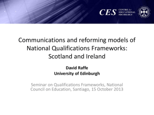 Communications framework - University of Edinburgh