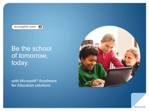 Microsoft ESS Licensing scheme for schools