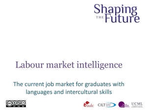 Labour Market Intelligence on Languages and Intercultural