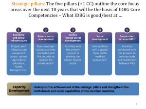 Strategic pillars: The five pillars (+1 CC) outline the core focus areas