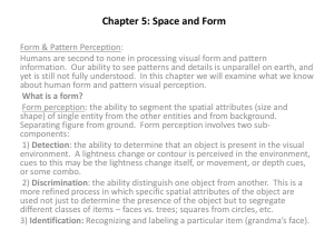 Chapter 5: Space and Form