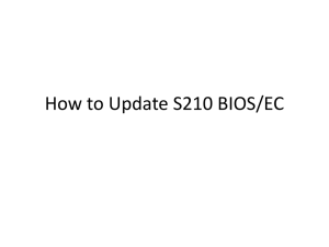 How to Update BIOS&EC
