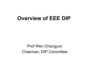 Overview of EEE DIP