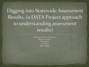 Digging into Statewide Assessment Results