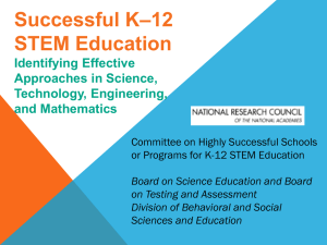 12 STEM Education: Effective Approaches in K