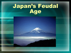 Japan`s Feudal Age - Auburn City Schools