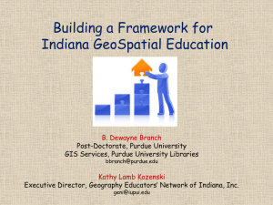 GeoSpatial Technologies for IN Educators and Students
