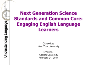 Engaging English Language Learners 2/25/14 8