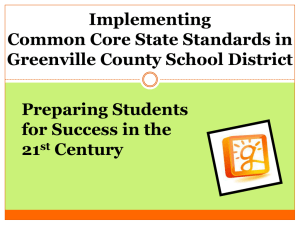 Common Core State Standards and Instructional Implications