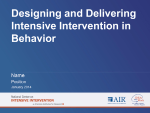 PPT - National Center on Intensive Intervention