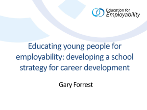 Educating young people for employability: developing a