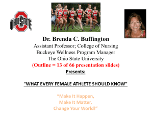 Dr. Buffington- What Every Female Athlete Should Know