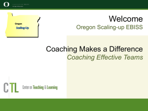 Coaching Effective Teams ppt