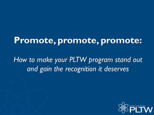 How to make your PLTW program stand out and gain the recognition