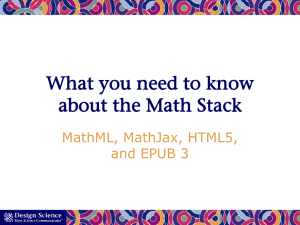 What you need to know about the Math Stack