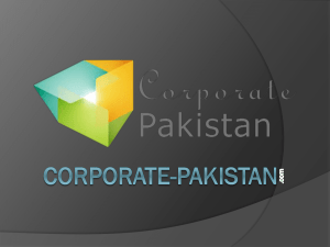 Area of Co-operation - Corporate