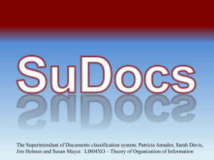 SuDocs powerpoint