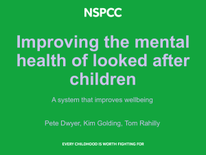 FP3 Improving the mental health of looked after children