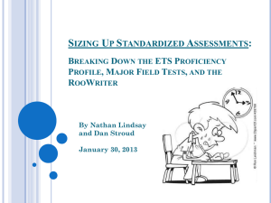Sizing Up Standardized Assessments