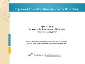 Salaeya_Presentation - South Asian Forum for Education
