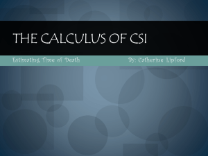The Calculus of CSI