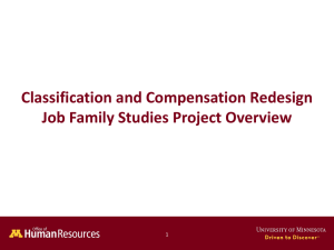 Job Family Studies Overview Presentation (ppt)