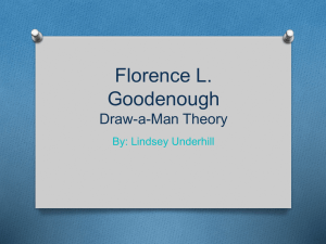 Florence L. Goodenough Draw-A-Man Theory - DANTE