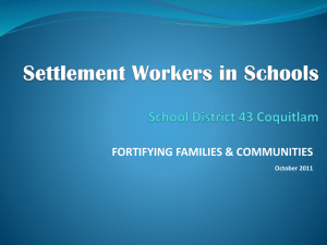 Settlement Workers in Schools (S.W.I.S)