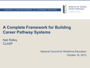 Defining High-Quality Career Pathway Systems