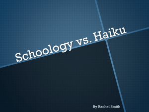 Schoology vs. Haiku Demo