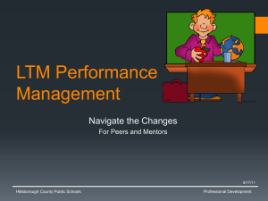 LTM Performance Management