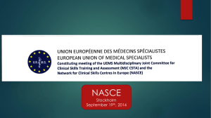 NASCE - UEMS-ORL Section
