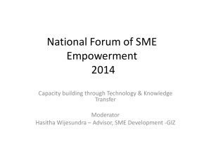National Forum of SME Empowerment 2014